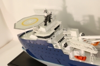 customized model of 82m windfarm support boat